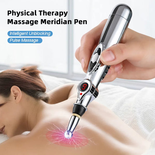3PCS Home Massager Set EMS Foot Therapy Massager Multi-function Electronic Massage Pen to Relieve Shoulder Neck Waist Back Pain