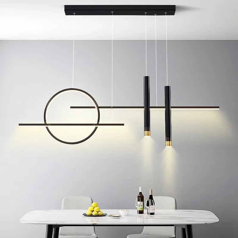MZISOSOD Nordic Dimmable LED Pendant Light – Modern Kitchen Island Lamp