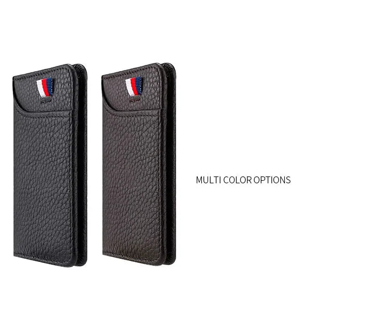 HypeHub Men's Slim Leather Wallet – Multi Card Holder & Coin Purse