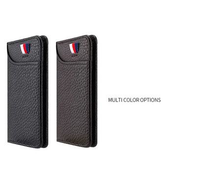 HypeHub Men's Slim Leather Wallet – Multi Card Holder & Coin Purse