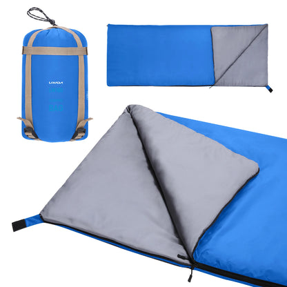 Lixada 190 * 75cm Outdoor Envelope Sleeping Bag Camping Travel Hiking Multifunction Ultra-light 680g