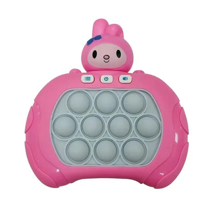 2025 Lilo & Stitch Quick Push Game Pop Up Fidget Bubble Electronic Pop it Pro Game Light AntiStress Toys For Adult Kids Gift