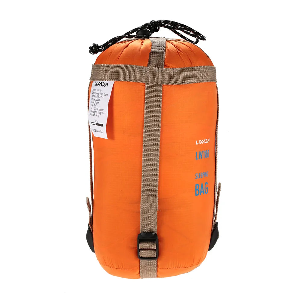 Lixada 190 * 75cm Outdoor Envelope Sleeping Bag Camping Travel Hiking Multifunction Ultra-light 680g