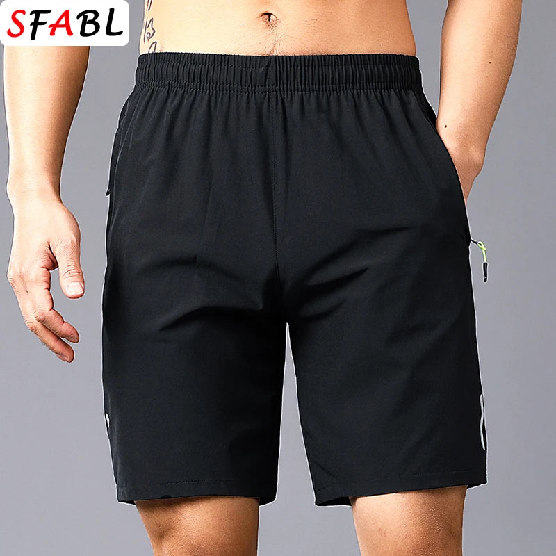 Quick-drying Shorts Men Board Short Pants Summer Breathable Sports Shorts Men Casual Elastic Running Gym Fitness Men's Shorts
