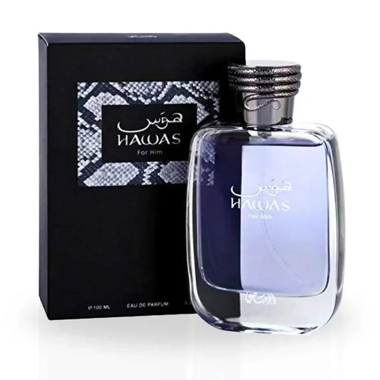 RASASI Hawas For Men - Eau de Parfum Spray 100ML (3.4 Oz) BRAND NEW SEALED BOX