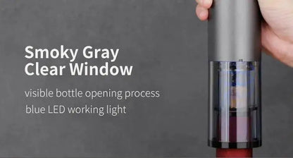 FENSTOEN Electric Wine Bottle Opener – USB Rechargeable Automatic Corkscrew