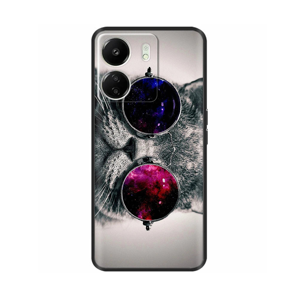 Mavskes Redmi 13C Silicone Phone Case – Shockproof Soft TPU Cover