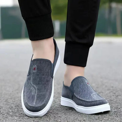 2025 New Fashion Men's Versatile Casual Shoes Comfortable Leisure Lazy Person Work Shoes Outdoor Anti-slip Casual Sports Shoes