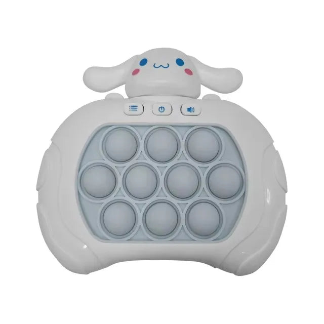 2025 Lilo & Stitch Quick Push Game Pop Up Fidget Bubble Electronic Pop it Pro Game Light AntiStress Toys For Adult Kids Gift