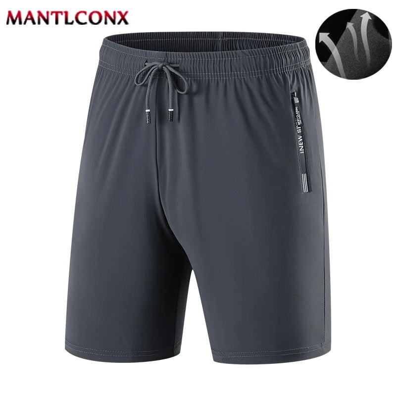 Quick-drying Shorts Men Board Short Pants Summer Breathable Sports Shorts Men Casual Elastic Running Gym Fitness Men's Shorts