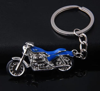 Stmanya Motorcycle Keychain – Metal Car Key Ring Charm – Trendy 3D Crafts