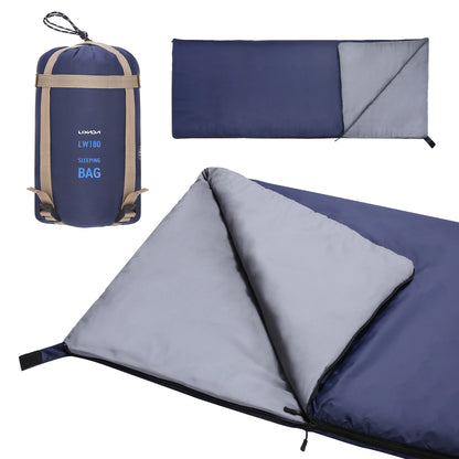 Lixada 190 * 75cm Outdoor Envelope Sleeping Bag Camping Travel Hiking Multifunction Ultra-light 680g