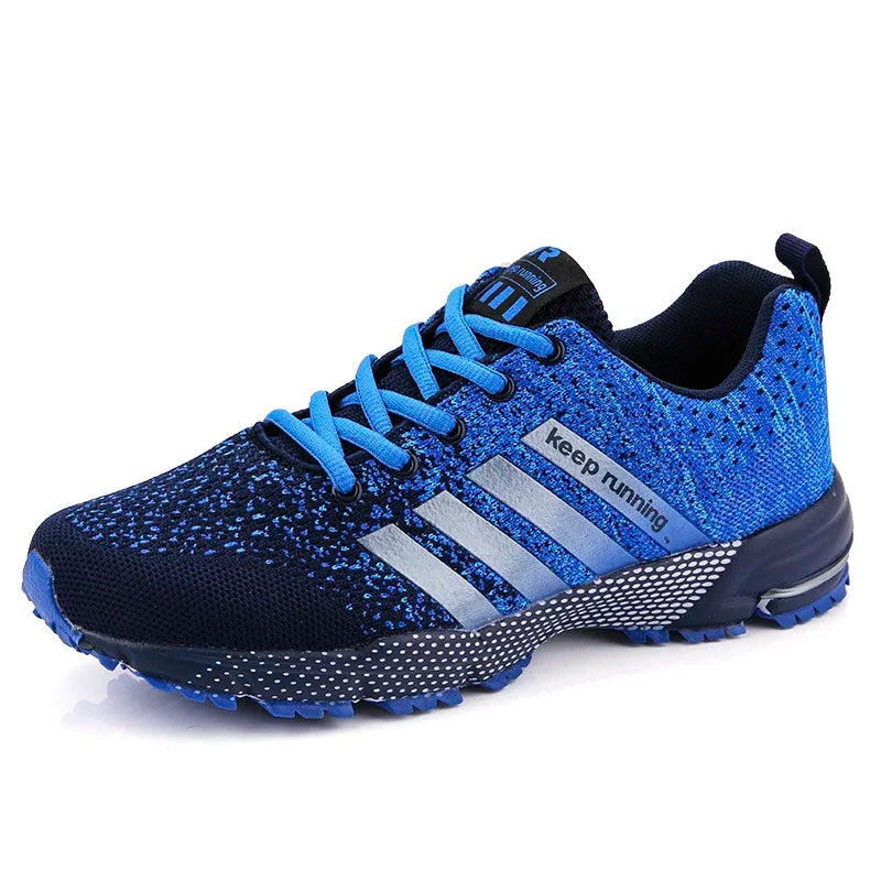 Men Sneakers Fashion Breathable Mesh Comfortable Black Sports Shoes Anti-Slip Outdoor Casual Running Mens Shoe Zapatillas Hombre