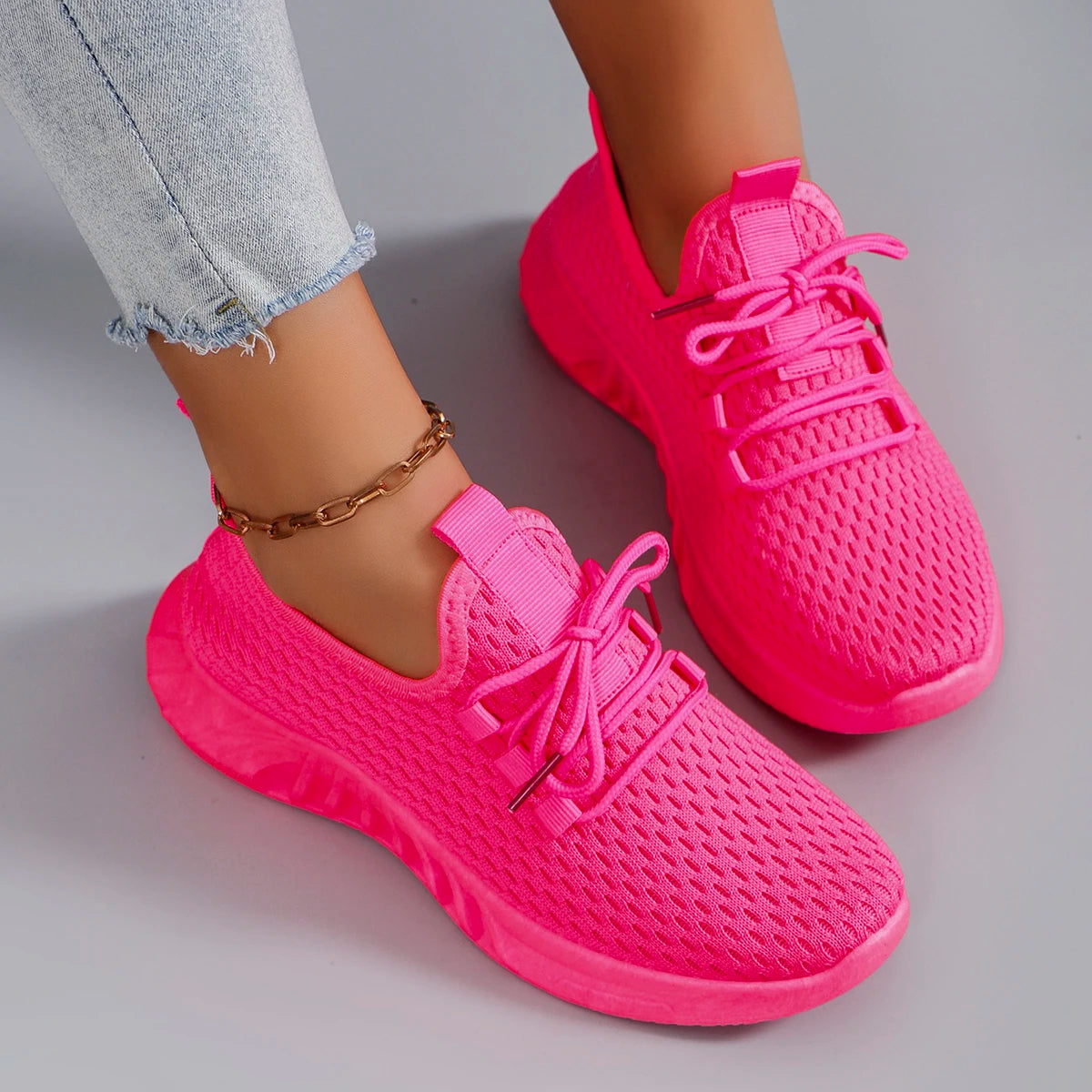 Women's summer breathable mesh flat shoes women's shoes casual sneakers shoes, clearance free shipping