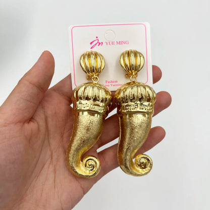 YMChoice Dubai 18K Gold Plated Water Drop Necklace & Earrings Set