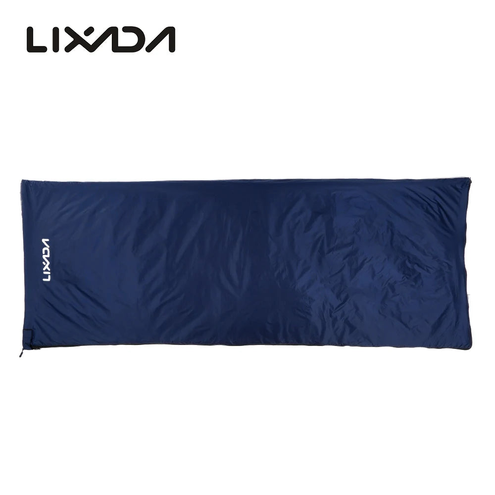 Lixada 190 * 75cm Outdoor Envelope Sleeping Bag Camping Travel Hiking Multifunction Ultra-light 680g