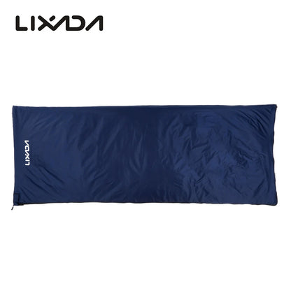 Lixada 190 * 75cm Outdoor Envelope Sleeping Bag Camping Travel Hiking Multifunction Ultra-light 680g