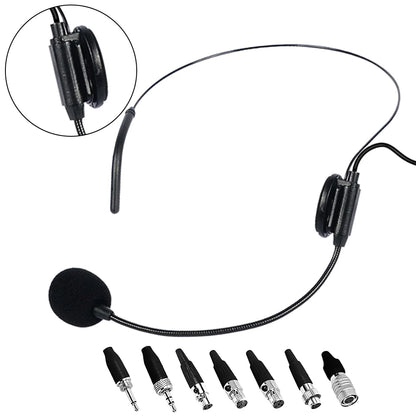 BAJEAL Wired Gooseneck Headset Microphone – 3.5mm for Speech & Teaching