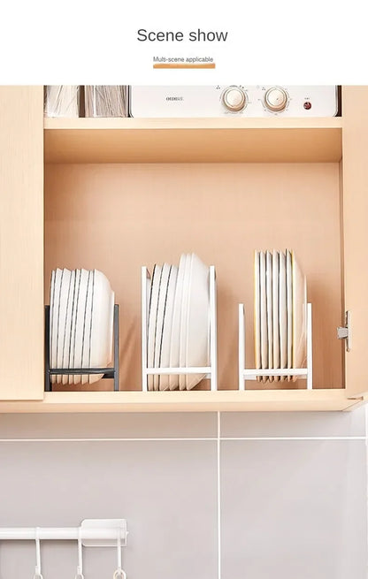 HypeHub Iron Wire Kitchen Cabinet Plate Storage Rack – Dish Drainer