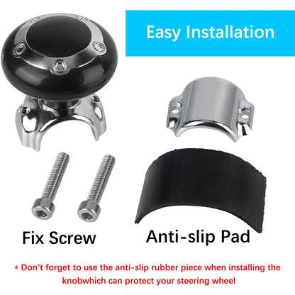 Spinner Knob Rotating Universal Steering Wheel Booster Car Turning Steering Wheel Ball Handle with Steering Wheel Spinner Knob