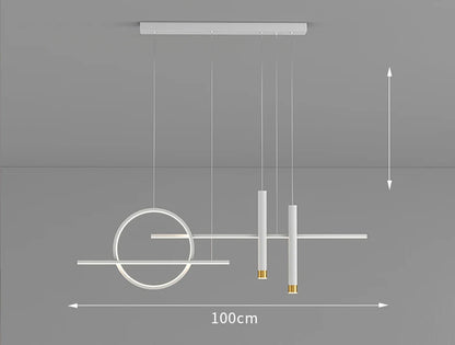 MZISOSOD Nordic Dimmable LED Pendant Light – Modern Kitchen Island Lamp