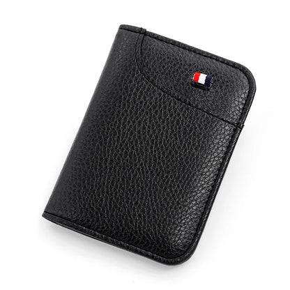 HypeHub Men's Slim Leather Wallet – Multi Card Holder & Coin Purse