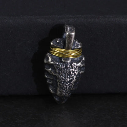 GQTorch Sterling Silver Viking Spearhead Pendant – Handcrafted Charm