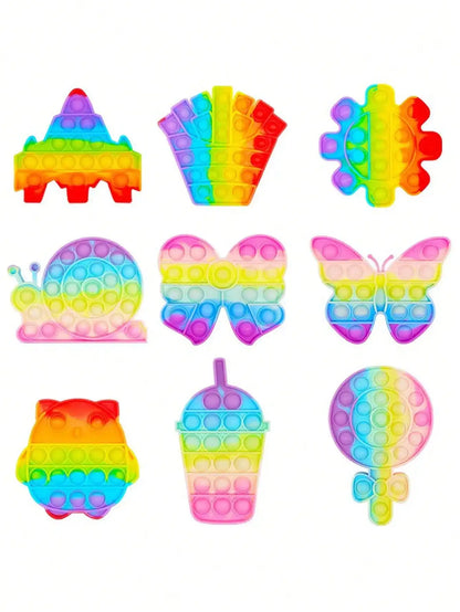 1/2/3/5pcs Pop it Toy, Pop It Fidget Toy Set popit Game Stress Relief for Adults, pop its pop it Set Gifts Adults, Poppet , pop