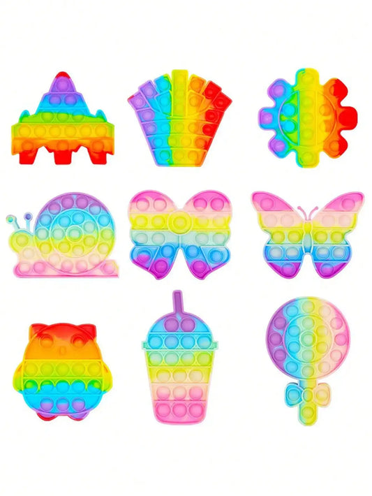 1/2/3/5pcs Pop it Toy, Pop It Fidget Toy Set popit Game Stress Relief for Adults, pop its pop it Set Gifts Adults, Poppet , pop