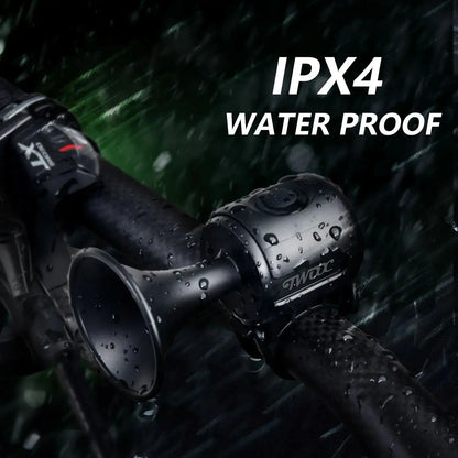 TWOOC 120dB Electric Bicycle Horn – Loud Warning for Road & MTB Bikes