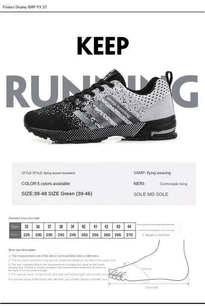 Men Sneakers Fashion Breathable Mesh Comfortable Black Sports Shoes Anti-Slip Outdoor Casual Running Mens Shoe Zapatillas Hombre