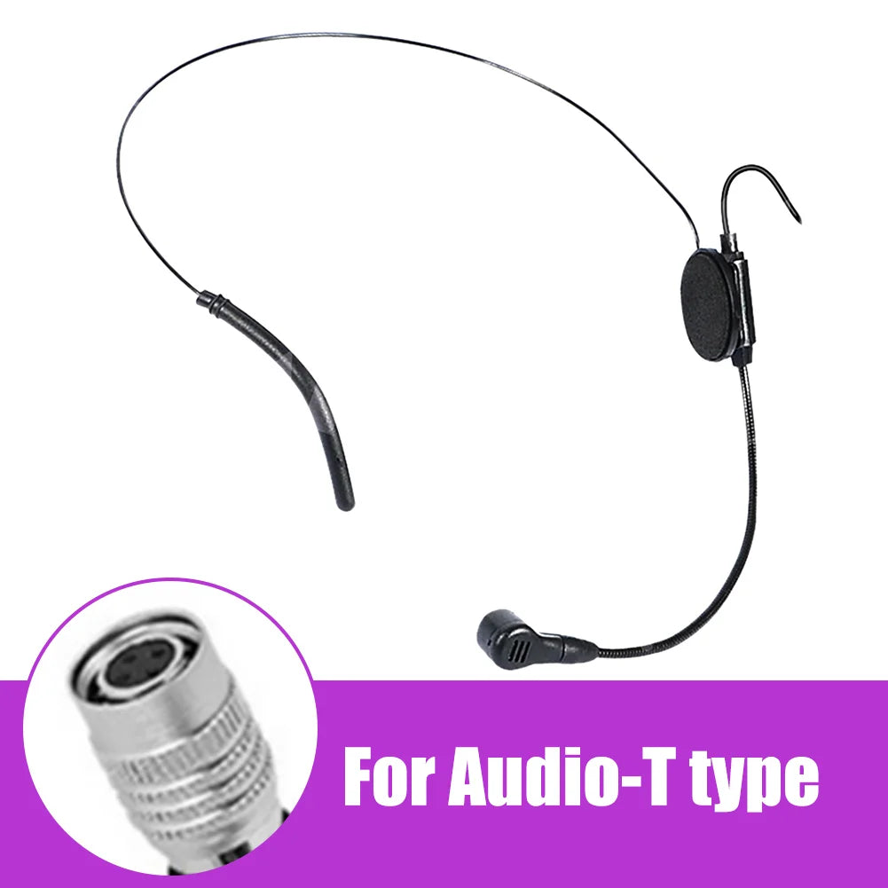 BAJEAL Wired Gooseneck Headset Microphone – 3.5mm for Speech & Teaching