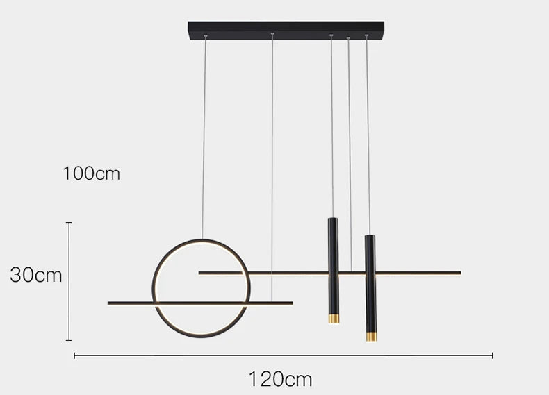 MZISOSOD Nordic Dimmable LED Pendant Light – Modern Kitchen Island Lamp