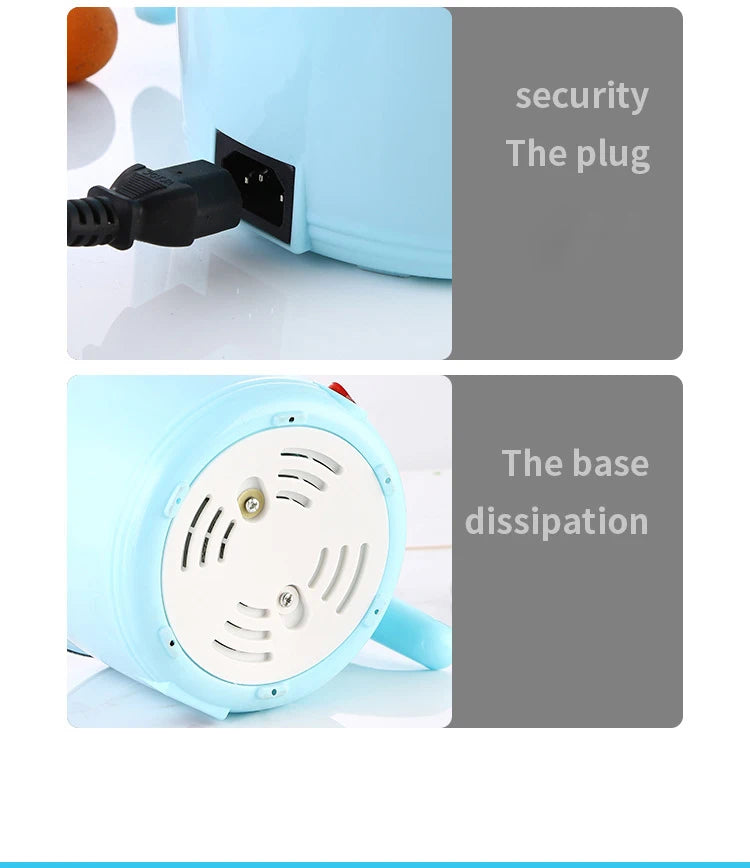 BALASHOV 1.8L Mini Electric Hot Pot – Multi-Cooker for 1-2 People