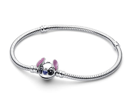 MINISO Women's Blue Knitted Leather Bracelet – Charm Bead Jewelry