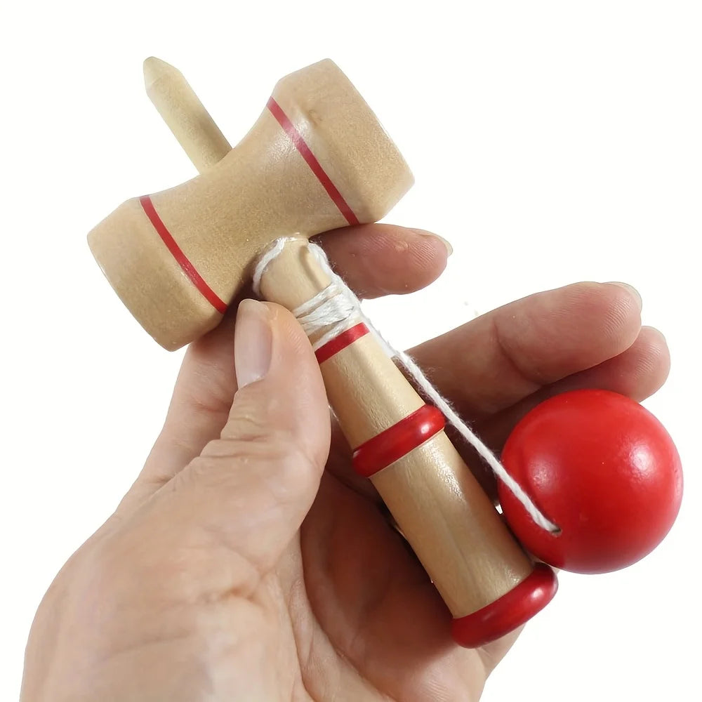 1pc Wood Kendama Toy Catch Ball In Cup Game Classical Japanese Toy for Beginner Birthday Party Supplies Favors Gifts ZSY