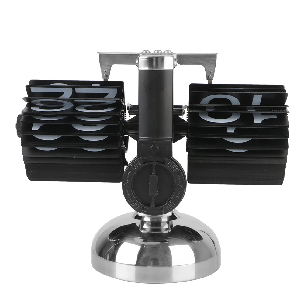 Desktop Clock Auto Flip Flip Internal Gear Operated Home Decors Digital Clock Retro Flip Clock Operated Quartz Clock