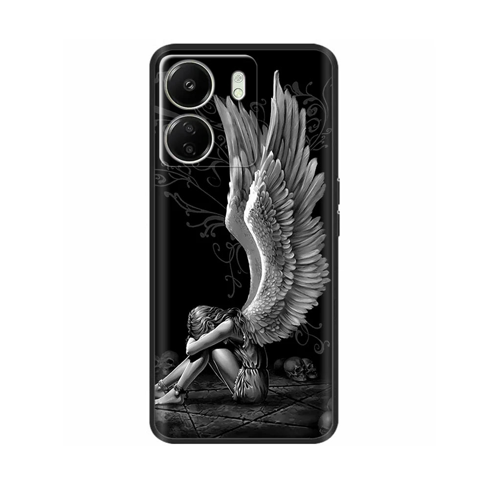 Mavskes Redmi 13C Silicone Phone Case – Shockproof Soft TPU Cover