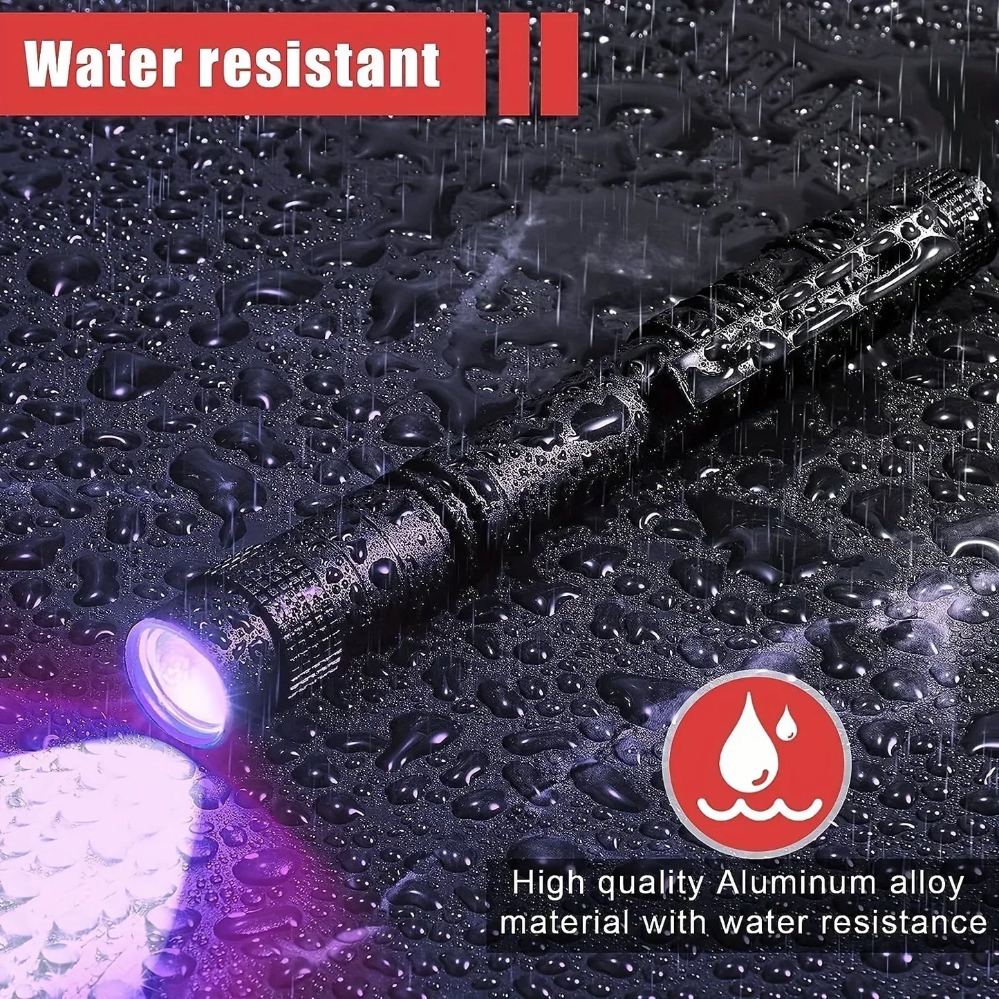 395nm UV Flashlight Ultraviolet Torch With Pen Clip Portable Violet Light Pet Urine Scorpion Detector UV Lamp Use AAA Batteries