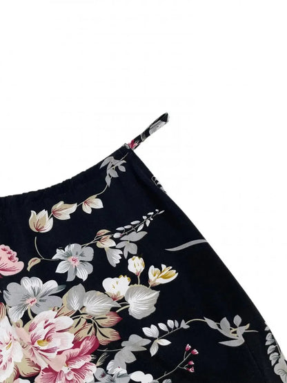 New Hot Sale Of The Season Spring Summer Floral Print Off-Shoulder Maxi Dress Sleeveless Gown Elegant Women's Fashion Long Eveni