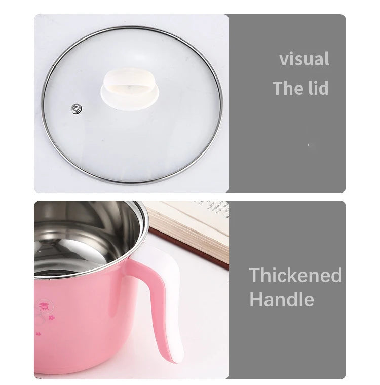 BALASHOV 1.8L Mini Electric Hot Pot – Multi-Cooker for 1-2 People