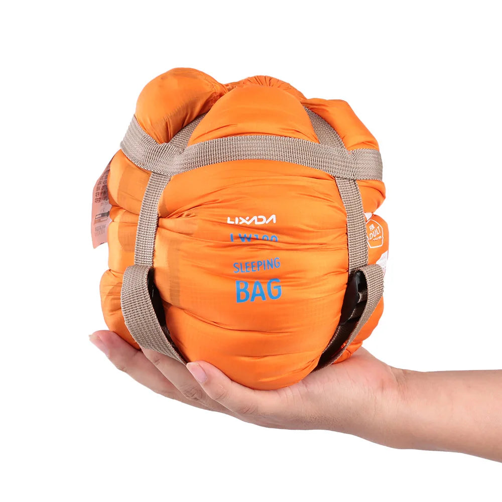 Lixada 190 * 75cm Outdoor Envelope Sleeping Bag Camping Travel Hiking Multifunction Ultra-light 680g