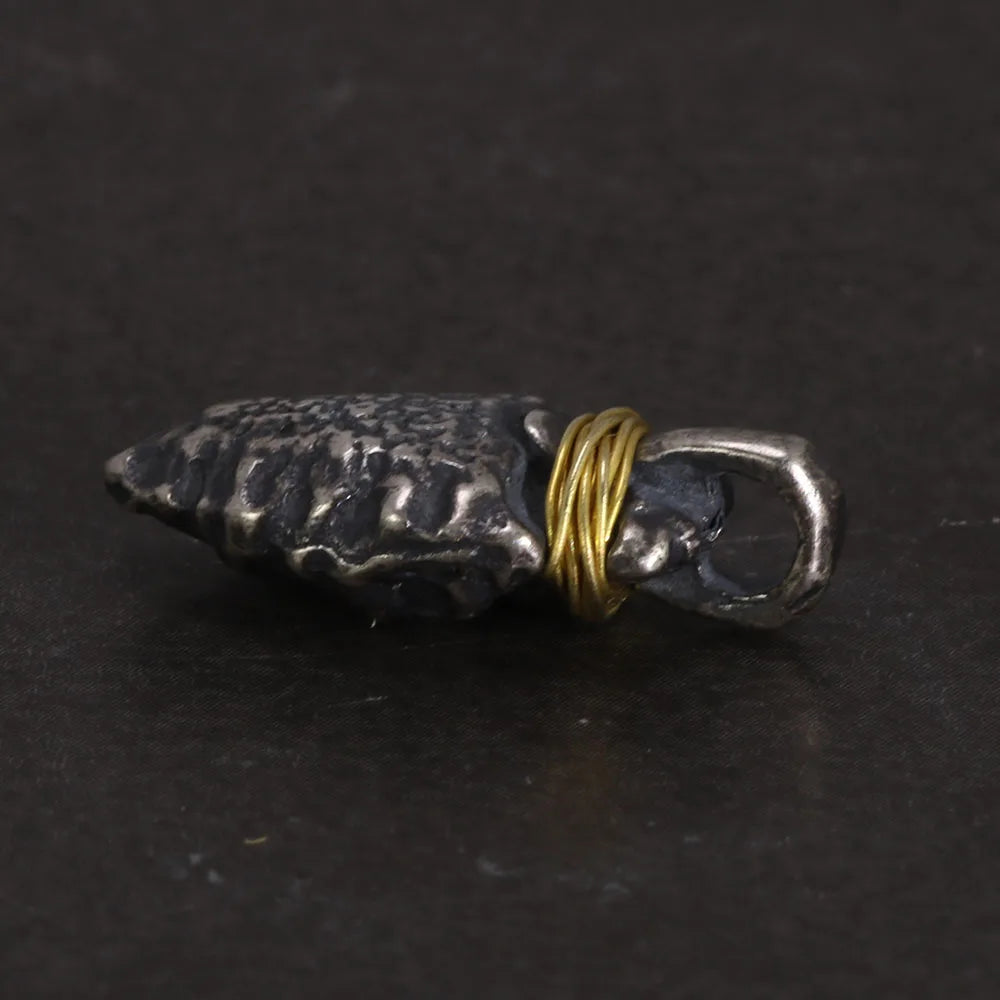 GQTorch Sterling Silver Viking Spearhead Pendant – Handcrafted Charm