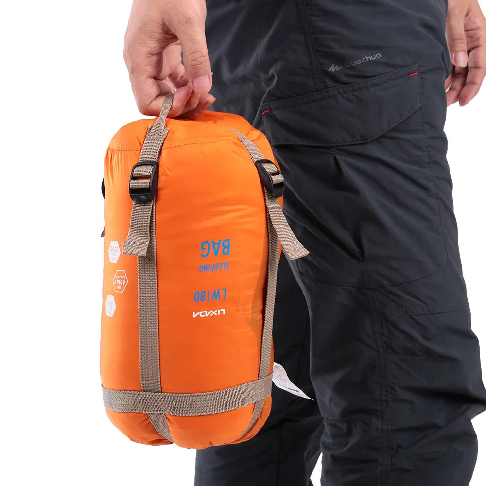 Lixada 190 * 75cm Outdoor Envelope Sleeping Bag Camping Travel Hiking Multifunction Ultra-light 680g