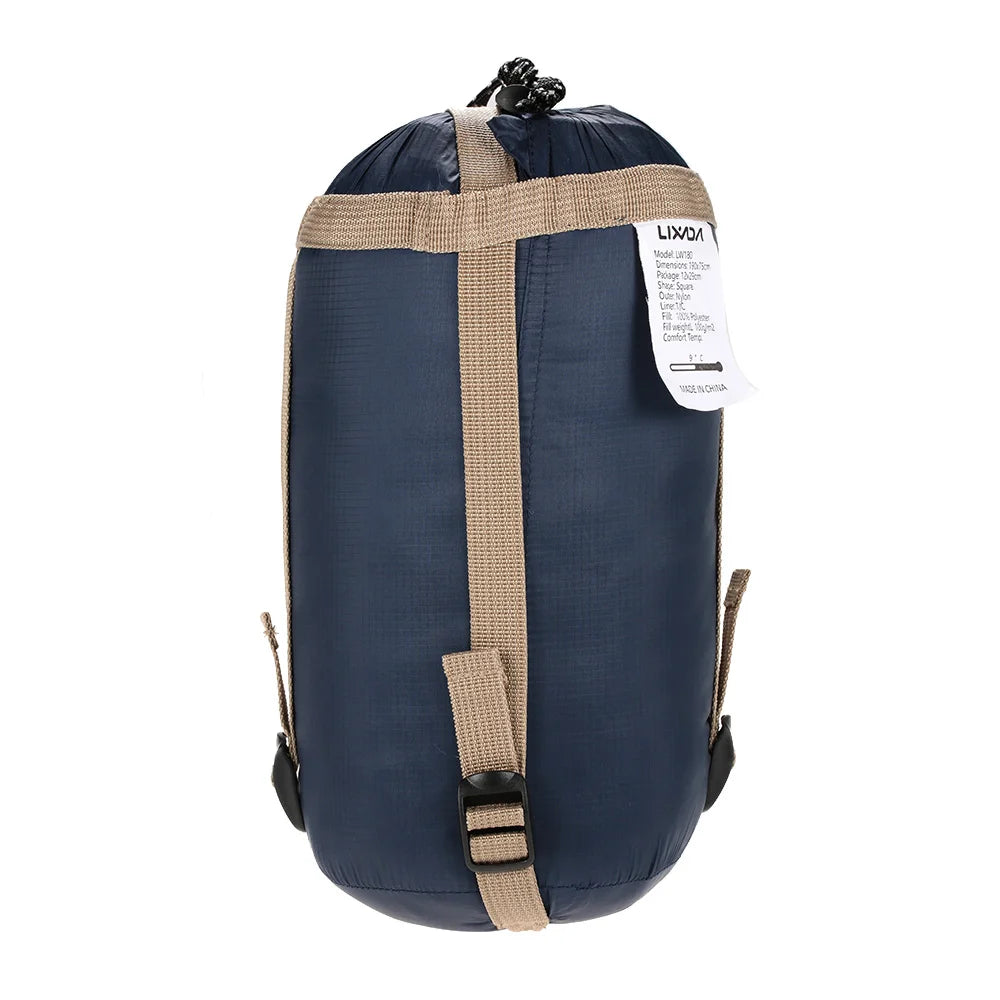 Lixada 190 * 75cm Outdoor Envelope Sleeping Bag Camping Travel Hiking Multifunction Ultra-light 680g
