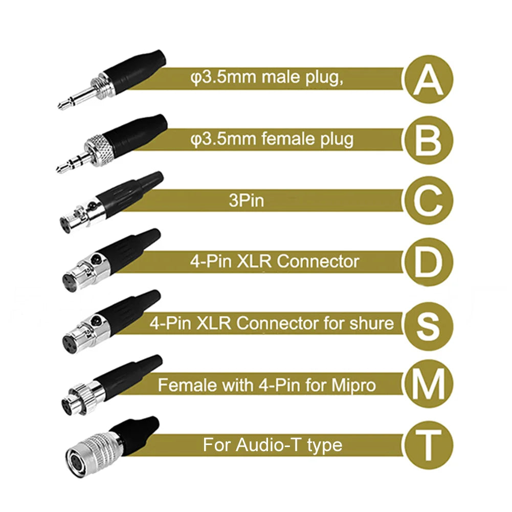 BAJEAL Wired Gooseneck Headset Microphone – 3.5mm for Speech & Teaching