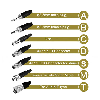 BAJEAL Wired Gooseneck Headset Microphone – 3.5mm for Speech & Teaching