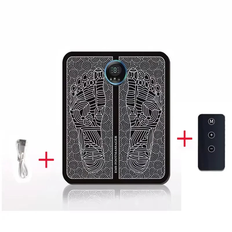 3PCS Home Massager Set EMS Foot Therapy Massager Multi-function Electronic Massage Pen to Relieve Shoulder Neck Waist Back Pain