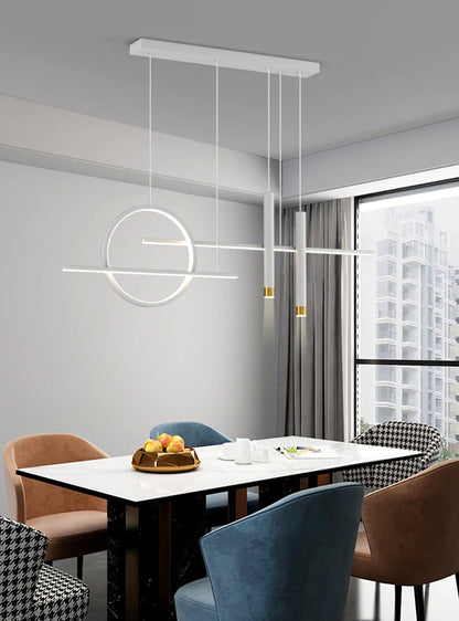 MZISOSOD Nordic Dimmable LED Pendant Light – Modern Kitchen Island Lamp