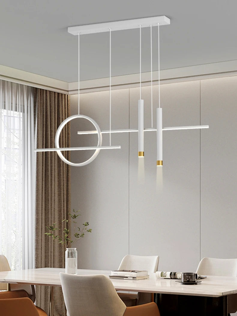 MZISOSOD Nordic Dimmable LED Pendant Light – Modern Kitchen Island Lamp